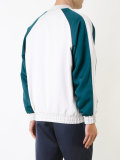 contrast bomber jacket 