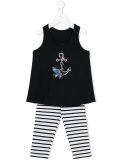 anchor print tracksuit set