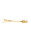 diamond and pearl arrow earring