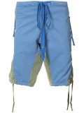 panelled shorts