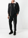 drop crotch track pants