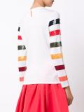 sequin striped jumper