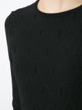 scalloped hem blouse