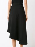 asymmetric midi skirt