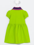 contrast collar dress