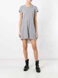 cupro insert T-shirt dress