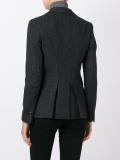 double striped fitted jacket