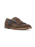fringed buckle loafers 