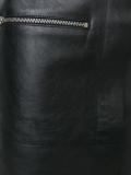 leather midi skirt