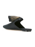cone embellished mules