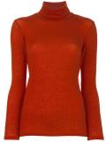 turtle neck fine knit top