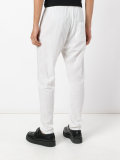 creased effect trousers