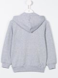 logo print hoodie