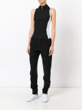 high neck bicolour tank