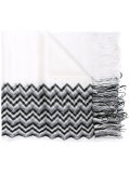 zig-zag knitted scarf