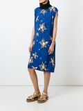 星星印花连衣裙