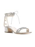 embellished ankle strap sandals