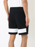 stripe track shorts