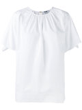 ruffled blouse