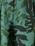 'CDC' tropical print pleated shorts
