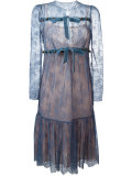 sheer lace dress