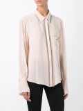 embellished trim blouse