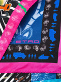 multicoloured neck scarf