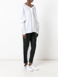 layered sleeve shirt 