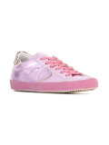 leopard print lace-up sneakers