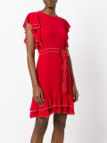 ruffled dress