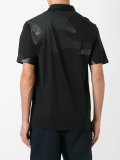 contrast polo shirt