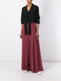 polka dot print palazzo pants