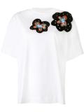 embroidered appliqué T-shirt