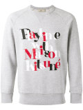 'playtime' print sweatshirt