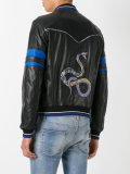 snake embroidered jacket