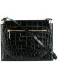 crocodile effect crossbody bag
