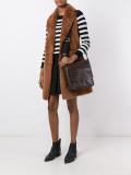 logo embossed crossbody bag 