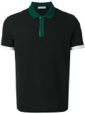 contrast collar and cuffs polo shirt