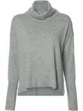turtleneck ribbed jumper