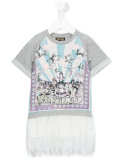 circus print sweatshirt dress