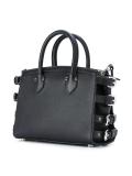 buckled straps tote