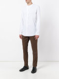 round neck striped shirt