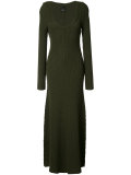 ribbed detail dress 