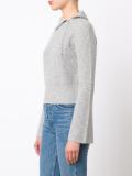asymmetric foldover collar jumper