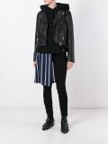 cropped leather jacket