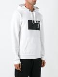 logo print hoodie 