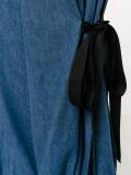denim wide-leg trousers