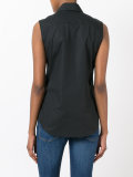 chain illusion print blouse