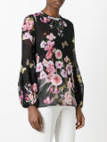 floral print blouse
