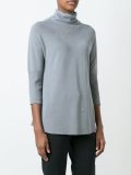 high neck pullover